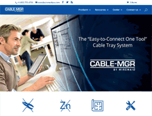 Tablet Screenshot of cablemgr.com